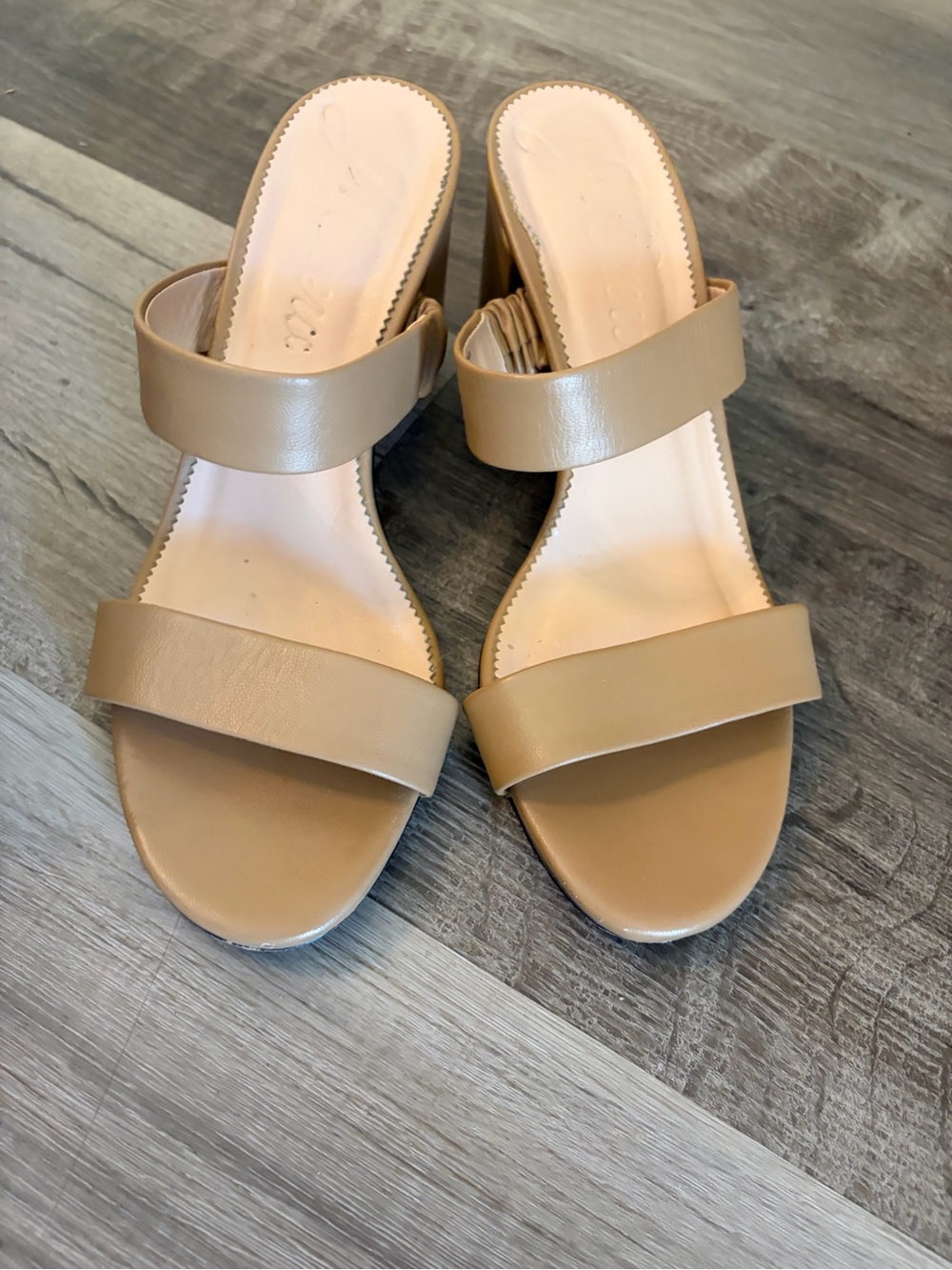 J.Crew Classic Two-Strap Women's Sandal in Tan